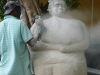 The making of the sculpture